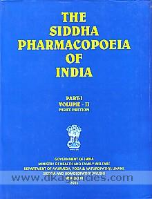 The siddha pharmacopoeia of India.